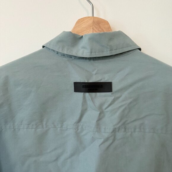Fear Of God Essentials Full ZIp Oversized Jacket Green Medium - Picture 4 of 6
